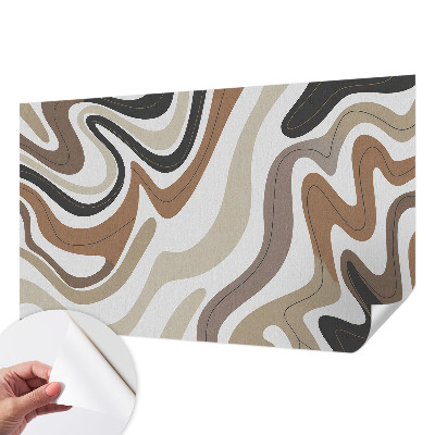 Selbstklebende Fototapete für die Wand Harmonische Wellen