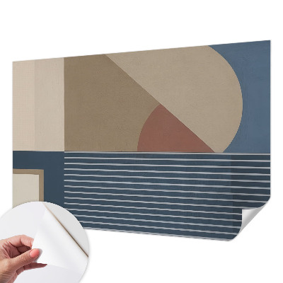 Selbstklebende Fototapete fürs Wohnzimmer Harmonische Geometrie