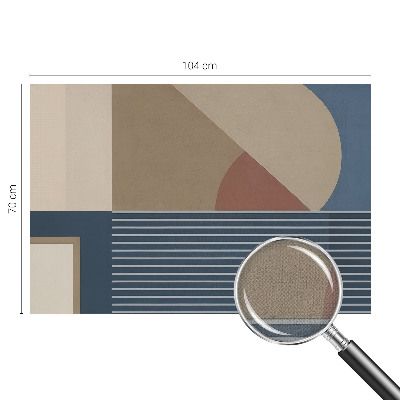 Selbstklebende Fototapete fürs Wohnzimmer Harmonische Geometrie