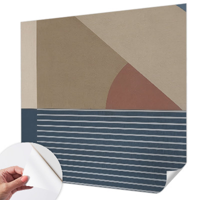 Selbstklebende Fototapete fürs Wohnzimmer Harmonische Geometrie