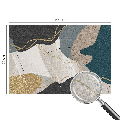 Motivtapete fürs Wohnzimmer Abstrakte Formen