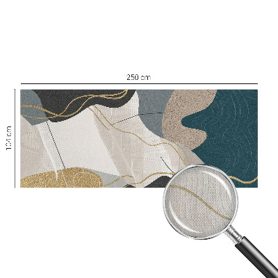 Motivtapete fürs Wohnzimmer Abstrakte Formen