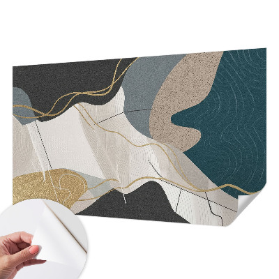 Motivtapete fürs Wohnzimmer Abstrakte Formen