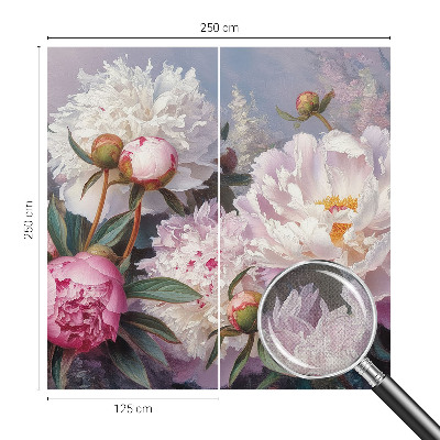 3D-Fototapete fürs Schlafzimmer Pfingstrosenstrauß