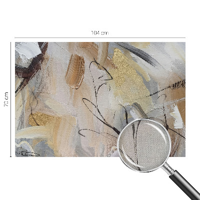 Selbstklebende Fototapete fürs Wohnzimmer Abstrakte Komposition