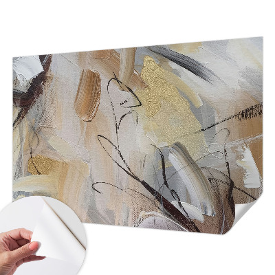 Selbstklebende Fototapete fürs Wohnzimmer Abstrakte Komposition