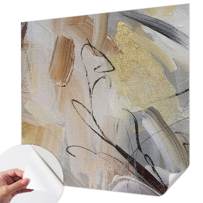 Selbstklebende Fototapete fürs Wohnzimmer Abstrakte Komposition