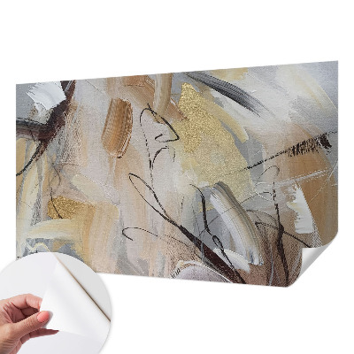 Selbstklebende Fototapete fürs Wohnzimmer Abstrakte Komposition