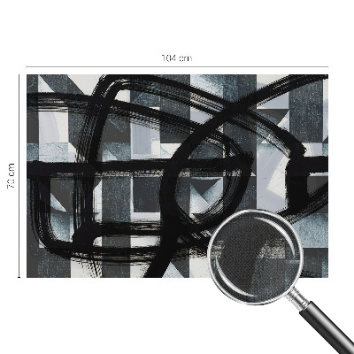 Selbstklebende Fototapete fürs Schlafzimmer Ausdrucksstarke Geometrie