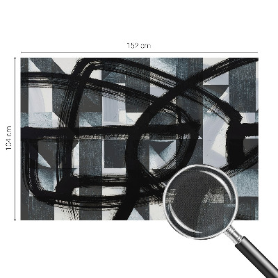 Selbstklebende Fototapete fürs Schlafzimmer Ausdrucksstarke Geometrie