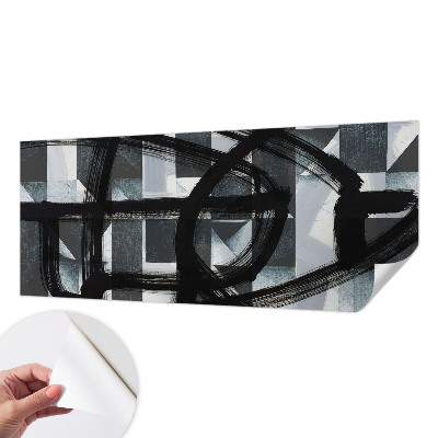 Selbstklebende Fototapete fürs Schlafzimmer Ausdrucksstarke Geometrie