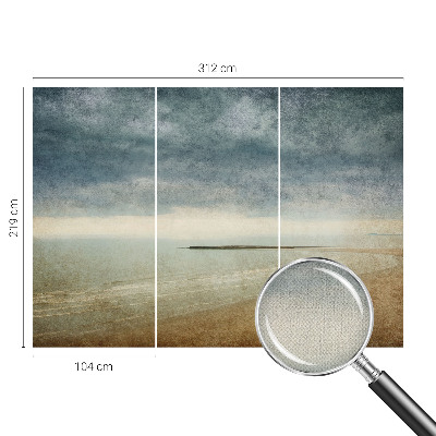 Selbstklebende Fototapete fürs Kinderzimmer Nostalgische Landschaft