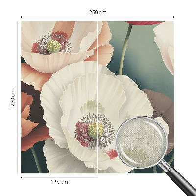 3D-Fototapete Blumenschönheit