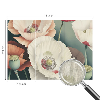 3D-Fototapete Blumenschönheit