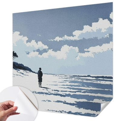 Fototapete in 3D-Optik Stille am Strand