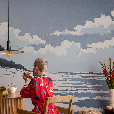 Fototapete in 3D-Optik Stille am Strand