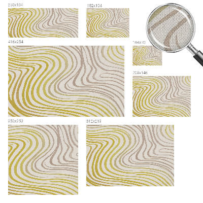 3D-Fototapete fürs Wohnzimmer Flüssige Eleganz