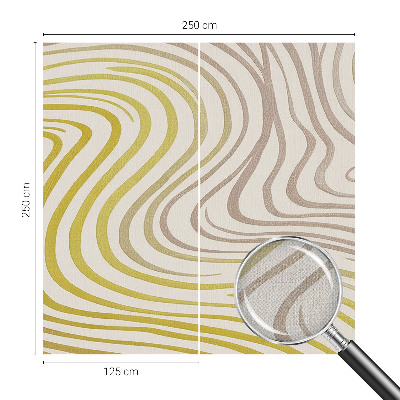 3D-Fototapete fürs Wohnzimmer Flüssige Eleganz