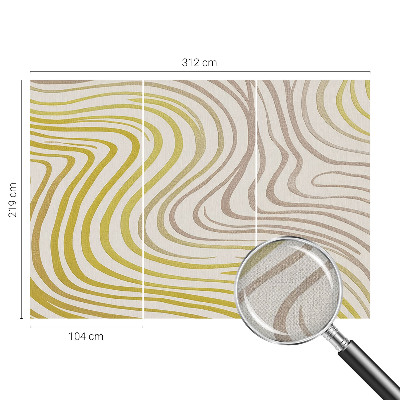 3D-Fototapete fürs Wohnzimmer Flüssige Eleganz