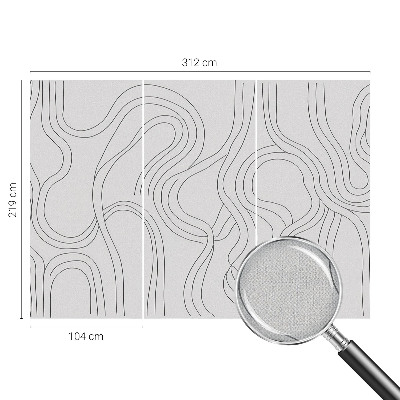 Moderne Fototapete nach Maß Bio-Linien