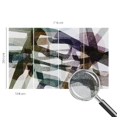 Vintage tapete Bunte Schleifen