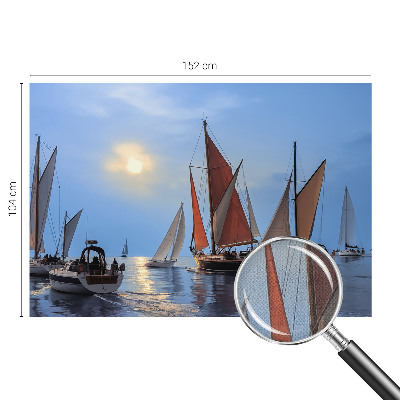 Motivtapete fürs Wohnzimmer Segelabenteuer