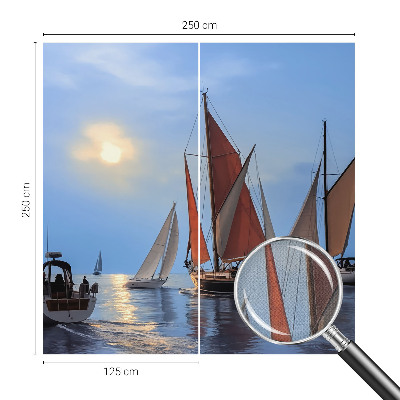 Motivtapete fürs Wohnzimmer Segelabenteuer