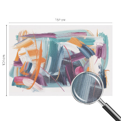 Selbstklebende Fototapete fürs Kinderzimmer Energetische Striche