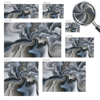 Selbstklebende Fototapete fürs Wohnzimmer Wirbelnde Wolken