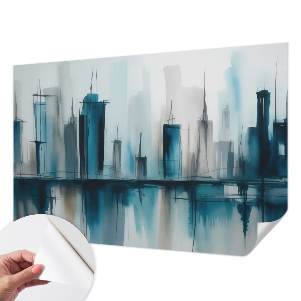 Selbstklebende Fototapete fürs Schlafzimmer Stadtlandschaften