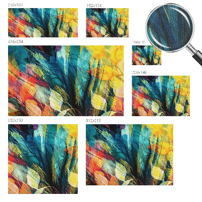 3D-Fototapete fürs Schlafzimmer Abstrakte Blätter