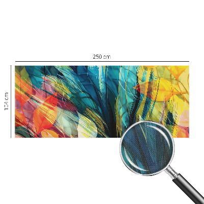 3D-Fototapete fürs Schlafzimmer Abstrakte Blätter