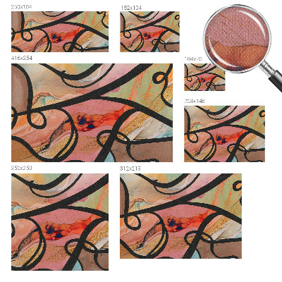 3D-Fototapete Farbenfrohe Bewegung