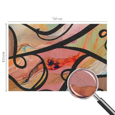 3D-Fototapete Farbenfrohe Bewegung