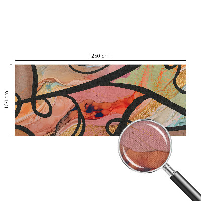 3D-Fototapete Farbenfrohe Bewegung