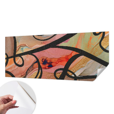 3D-Fototapete Farbenfrohe Bewegung