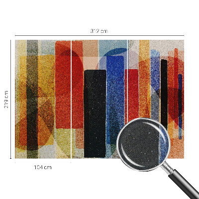 Fototapete in 3D-Optik Geometrische Formen