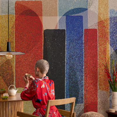 Fototapete in 3D-Optik Geometrische Formen