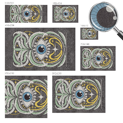 Motivtapete nach Maß Symmetrisches Auge