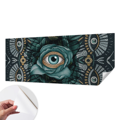 Motivtapete fürs Wohnzimmer Blütenauge