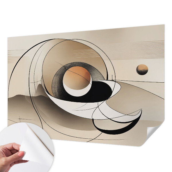 Moderne Fototapete nach Maß Harmonische Abstraktion