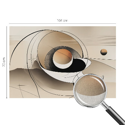 Moderne Fototapete nach Maß Harmonische Abstraktion