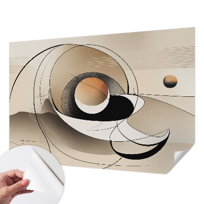 Moderne Fototapete nach Maß Harmonische Abstraktion