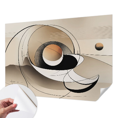 Moderne Fototapete nach Maß Harmonische Abstraktion