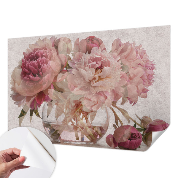 Hochwertige Bildtapete Pfingstrosen-Charm