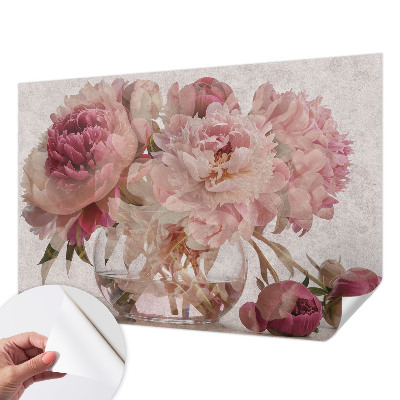 Hochwertige Bildtapete Pfingstrosen-Charm