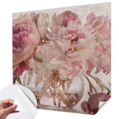 Hochwertige Bildtapete Pfingstrosen-Charm