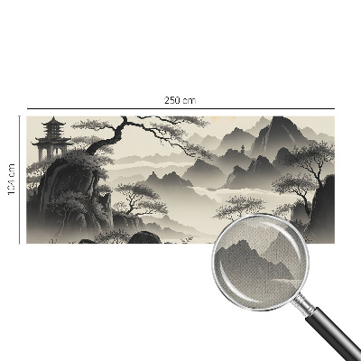 Selbstklebende Fototapete fürs Schlafzimmer Östliche Landschaft