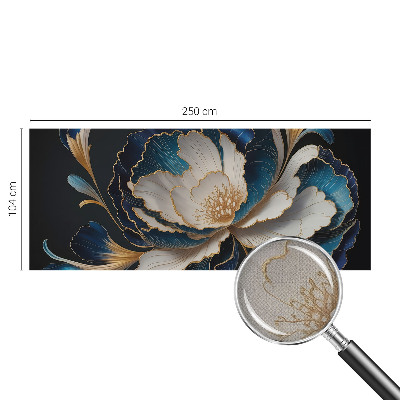 Selbstklebende Fototapete fürs Kinderzimmer Blumenmuster