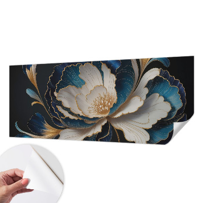 Selbstklebende Fototapete fürs Kinderzimmer Blumenmuster